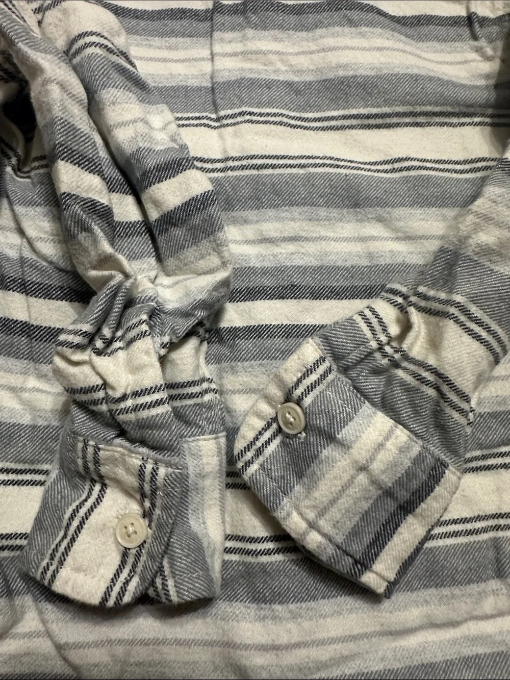OshKosh B'gosh Striped Blue & White Button-Down Shirt